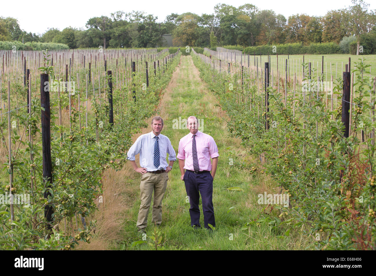 Henry and Barry Chevallier Guild owners of Aspall Cider Farm which