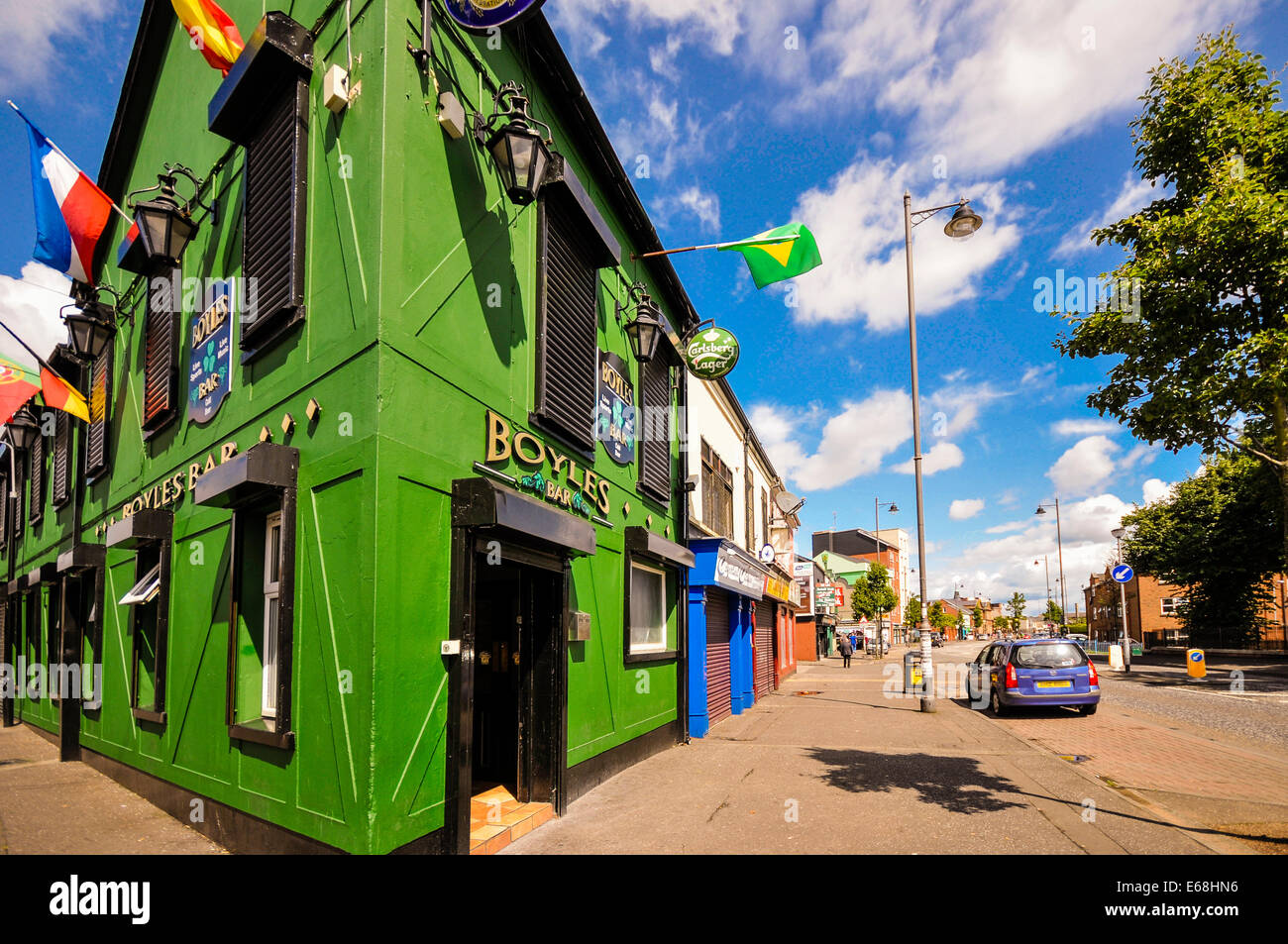 Boyles Bar, Falls Road, Belfast Stock Photo