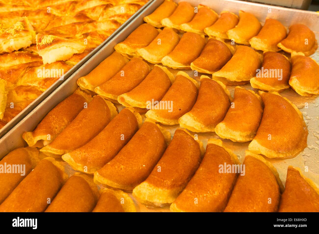 Bakery Shop In Muslim Quarter, Jerusalem, Israel, Middle East Stock