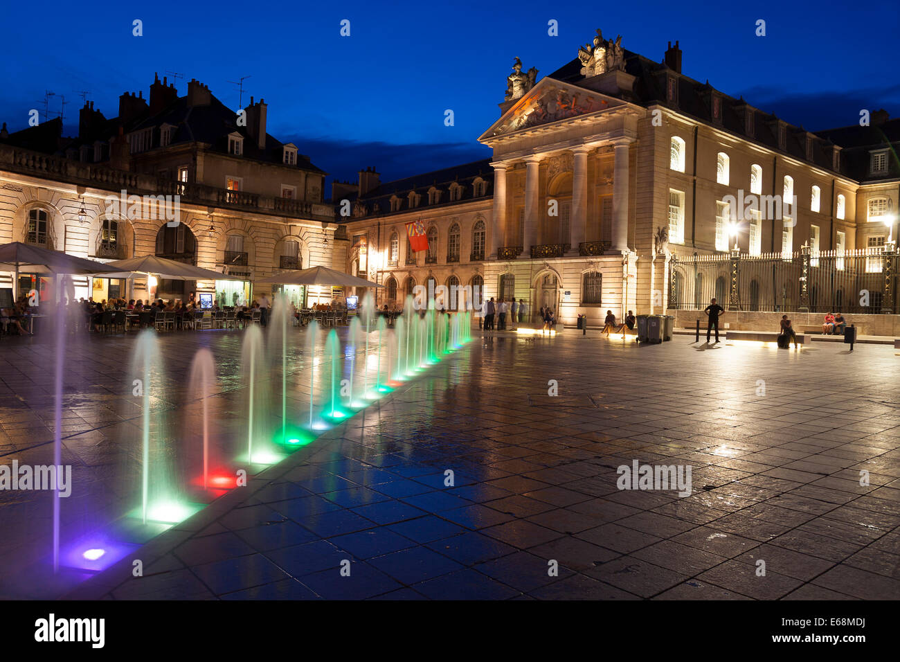 Ducal palace, Liberation square, Dijon, Departement Cote-d'Or, Bourgogne, France Stock Photo
