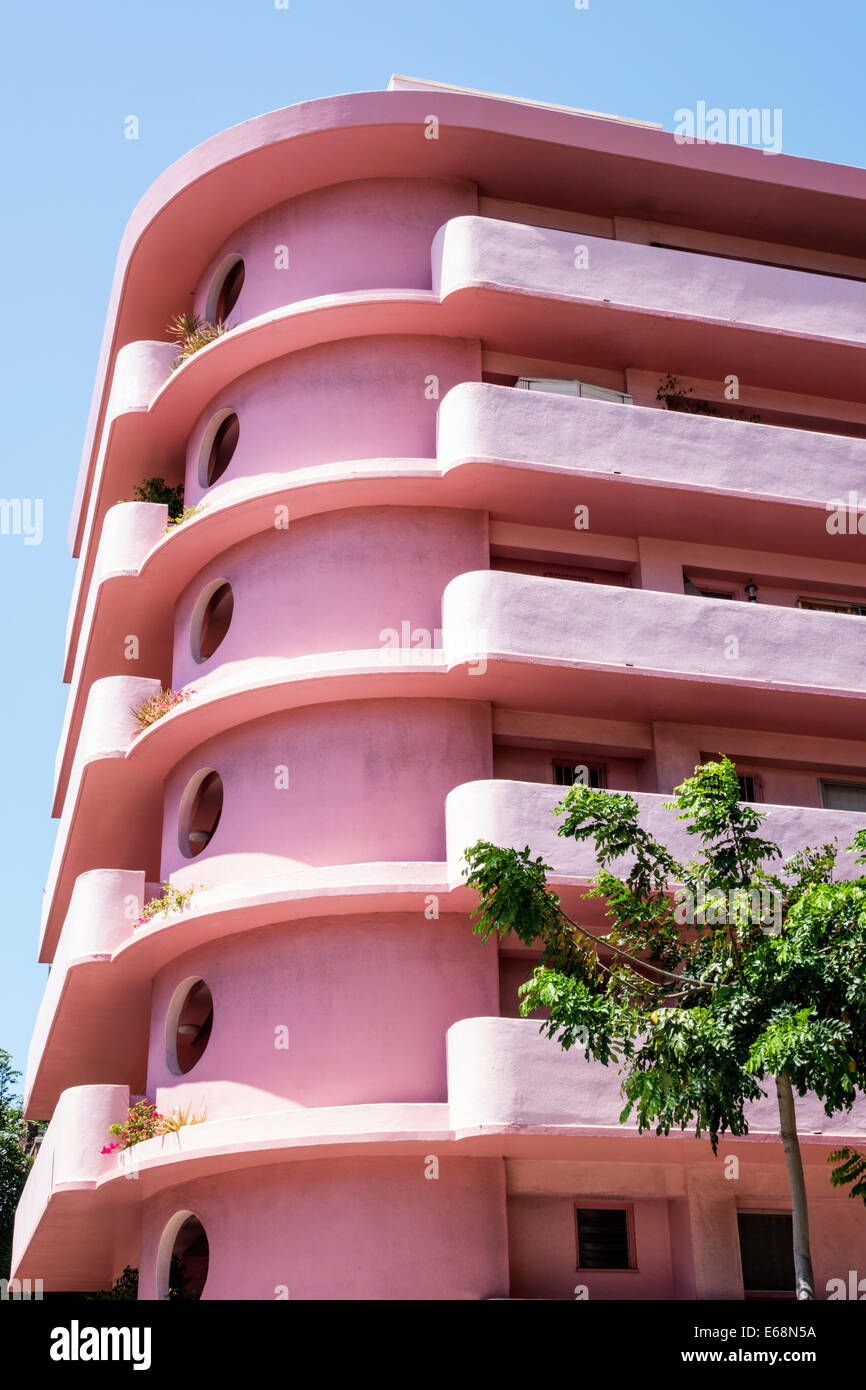 Honolulu Hawaii,Oahu,Hawaiian,Waikiki Beach,Kuhio Avenue,Waikiki Cove,residential,condominium residential apartment apartments building buildings hous Stock Photo