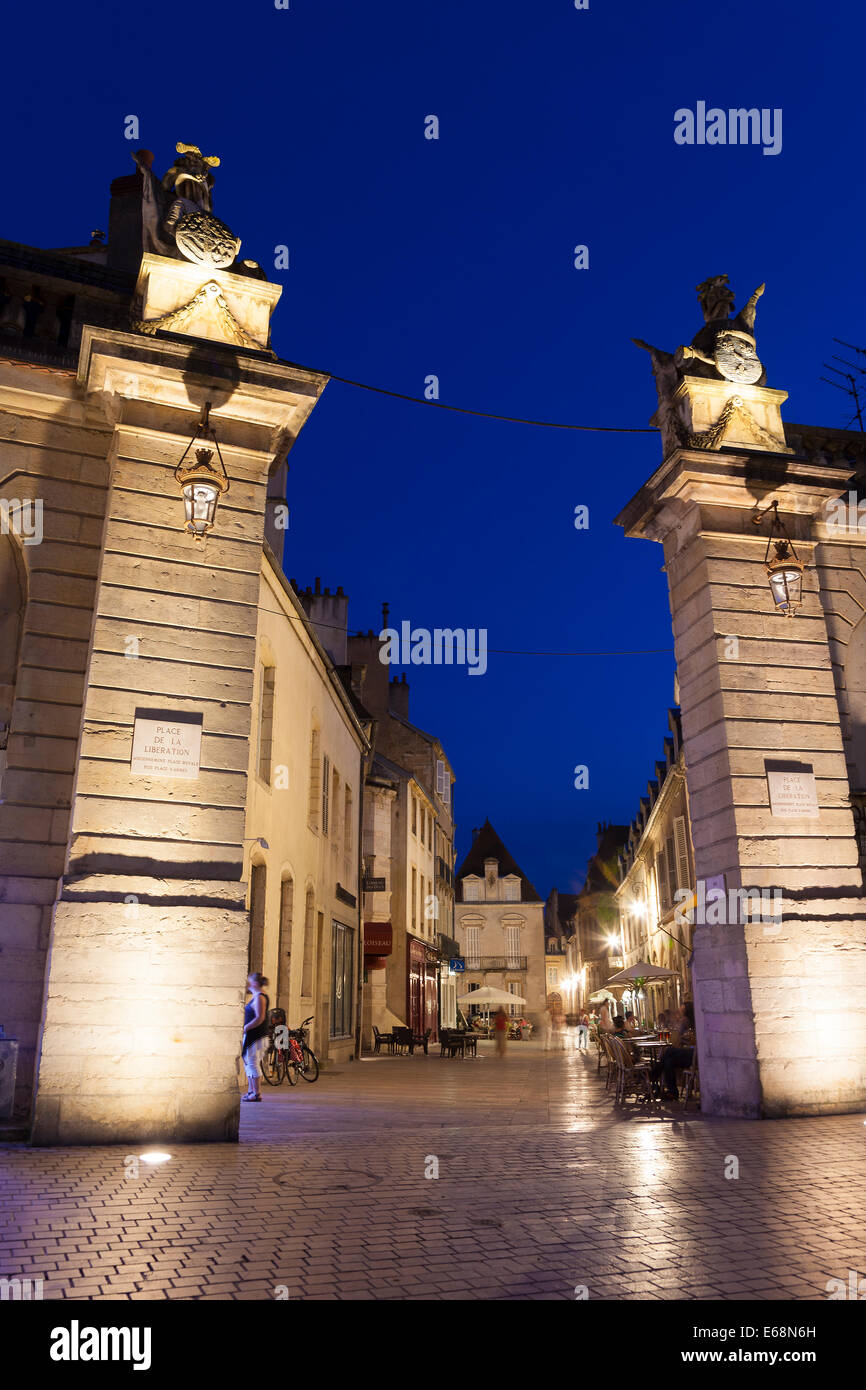 Liberation square, Dijon, Departement Cote-d'Or, Bourgogne, France Stock Photo