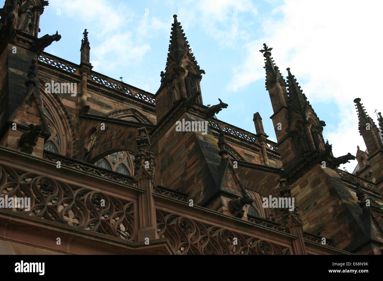 Strasbourg Cathedral or the Cathedral of Our Lady of Strasbourg Stock Photo