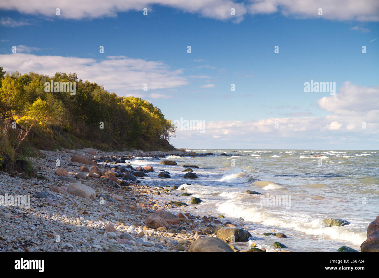 Baltic sea in autumn Stock Photo - Alamy