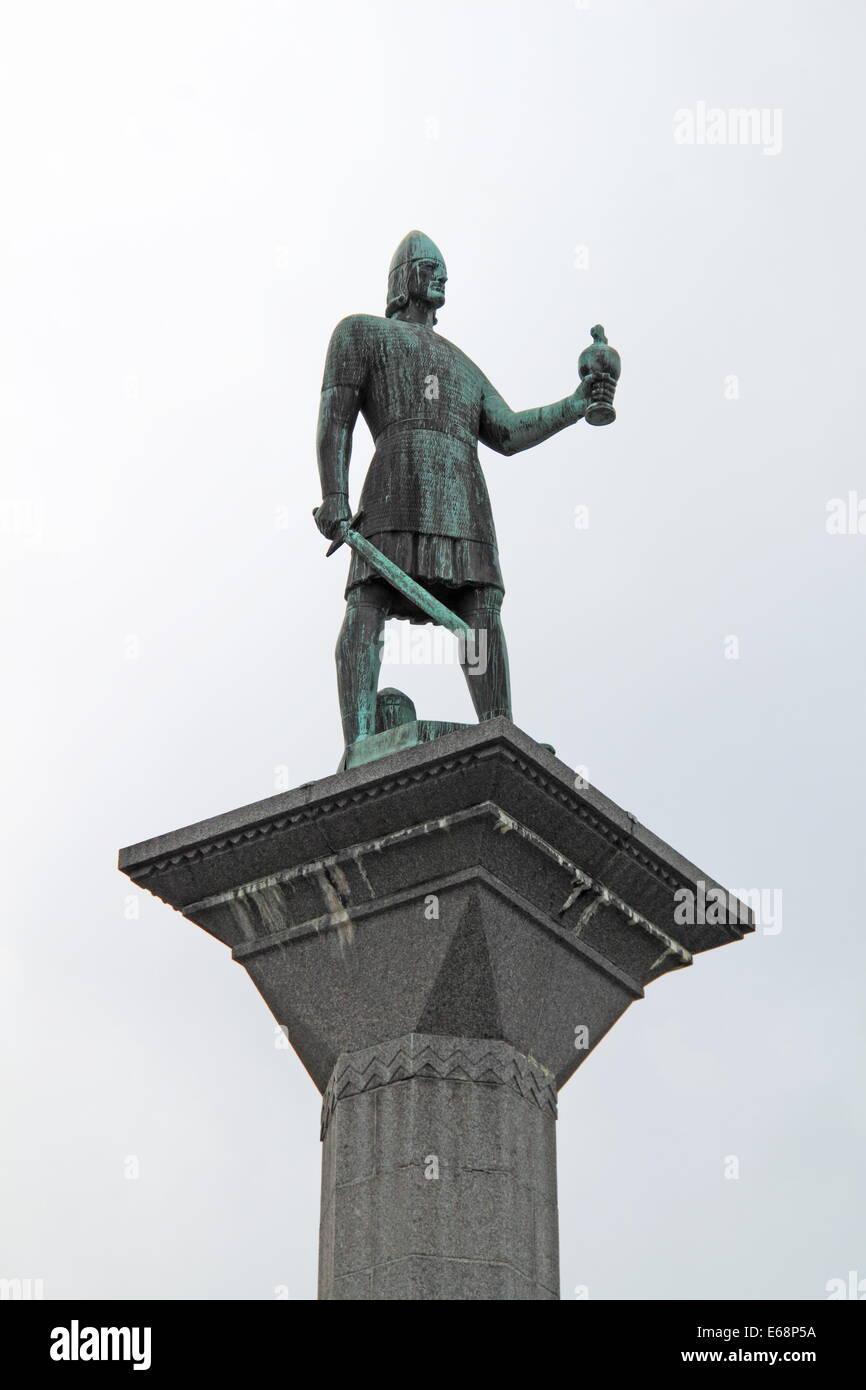 Olav Tryggvason statue, (Market Square), Midtbyen, Trondheim