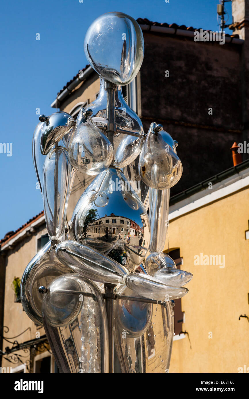 Glass statue murano venice italy hi-res stock photography and