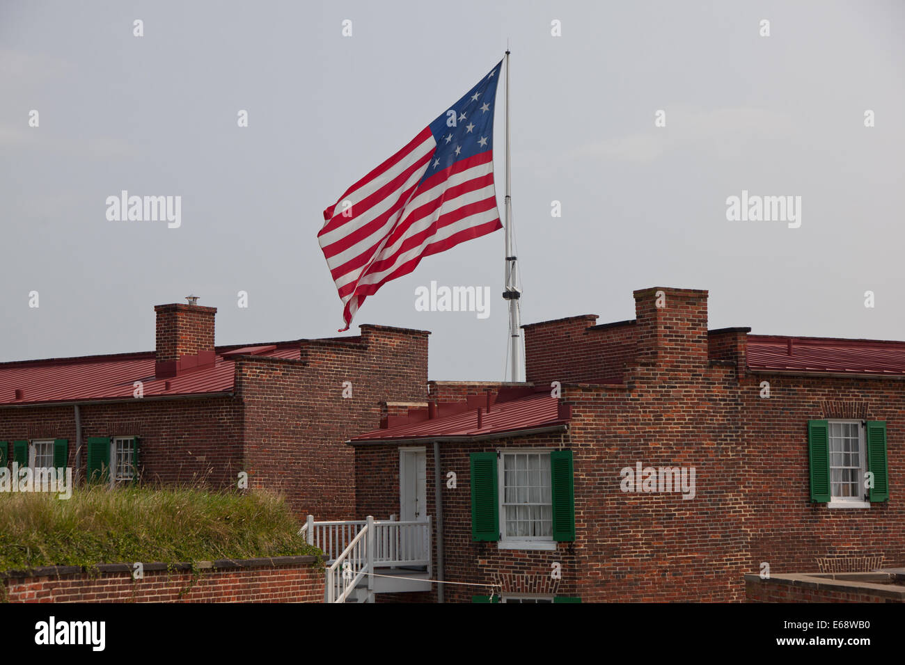 Fort McHenry National Historic Site in Baltimore, Maryland Stock Photo
