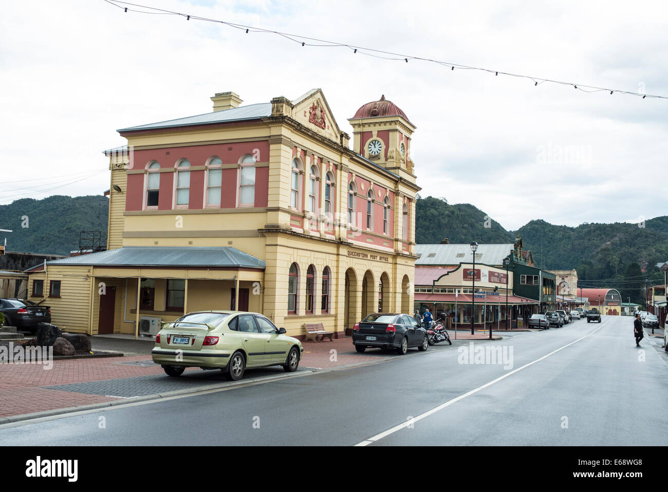 Post Office, Queenstown, Tasmania Stock Photo Alamy