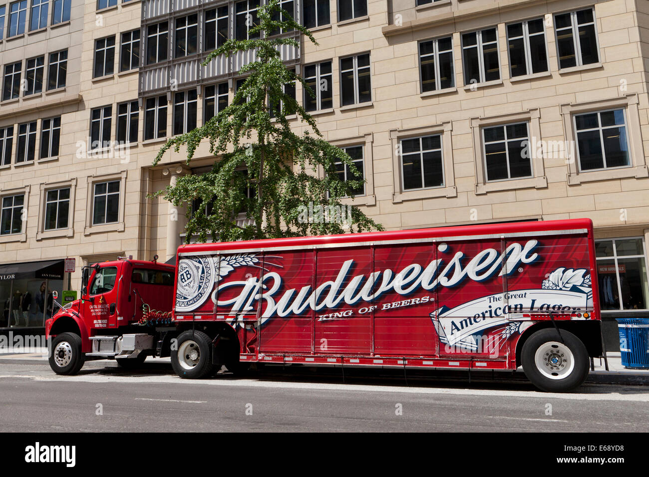 Budweiser beer delivery truck Washington, DC USA Stock Photo Alamy