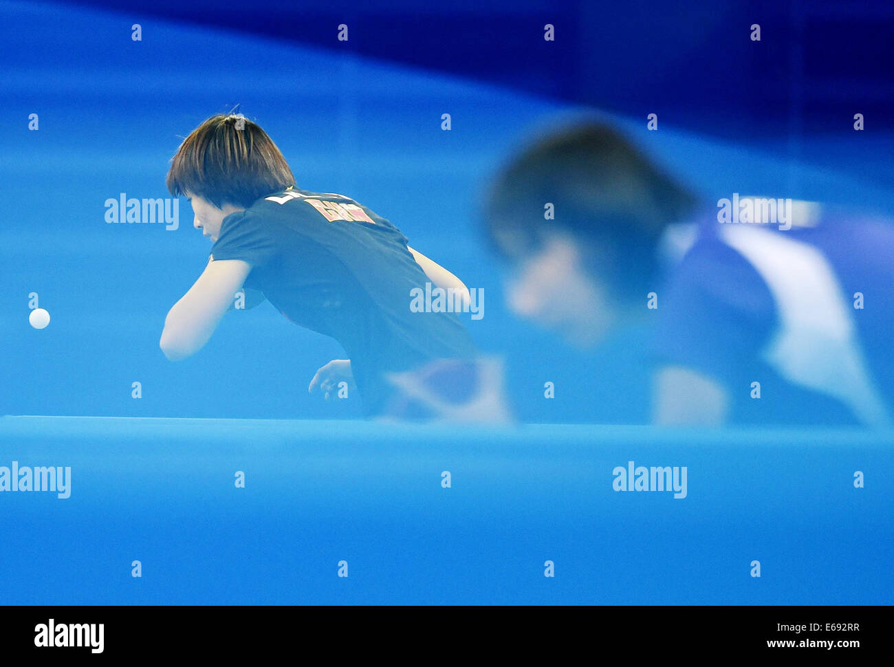 Nanjing, China's Jiangsu Province. 19th Aug, 2014. Liu gaoyang of China ...