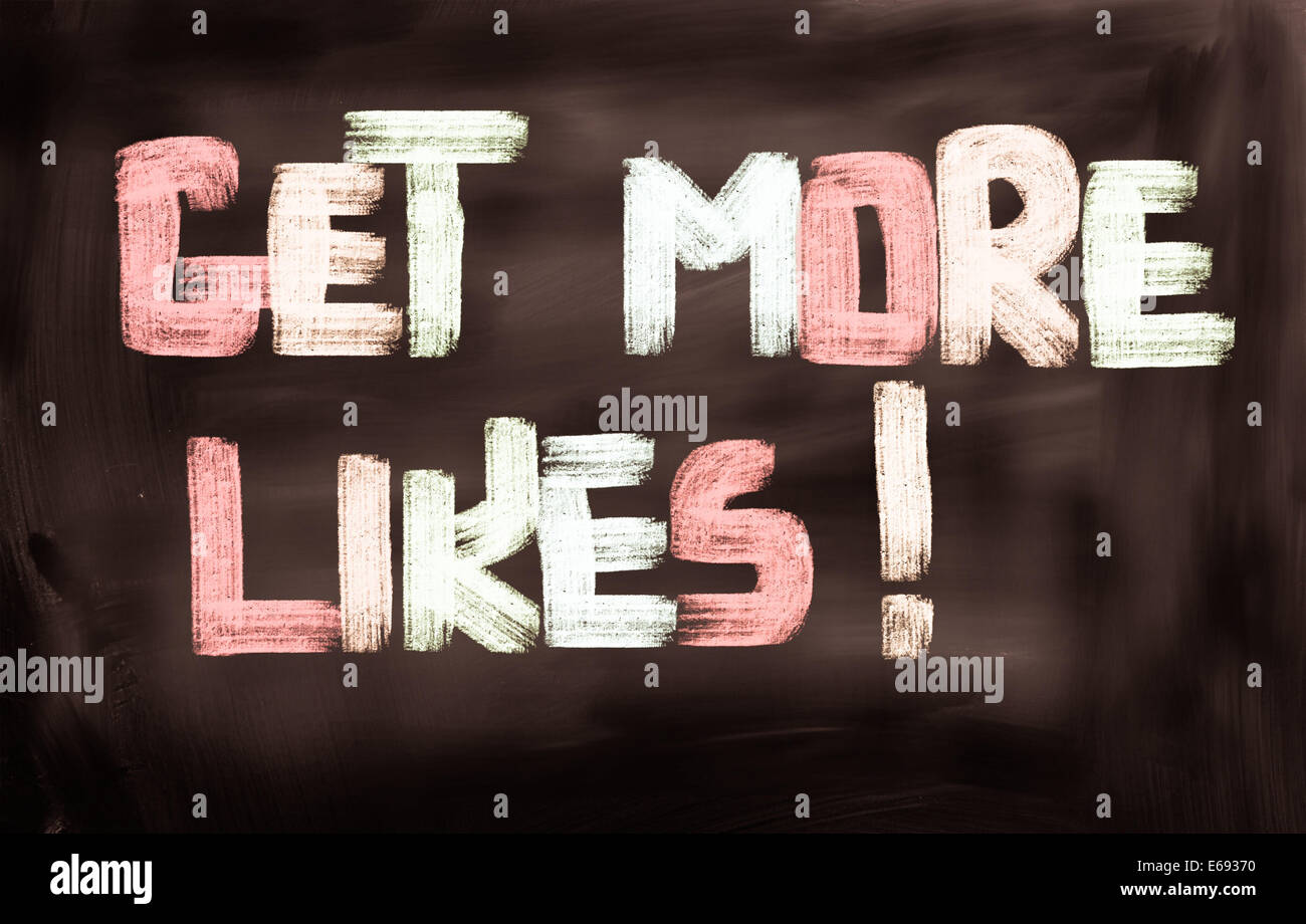 Like word handwritten chalkboard hi-res stock photography and images ...