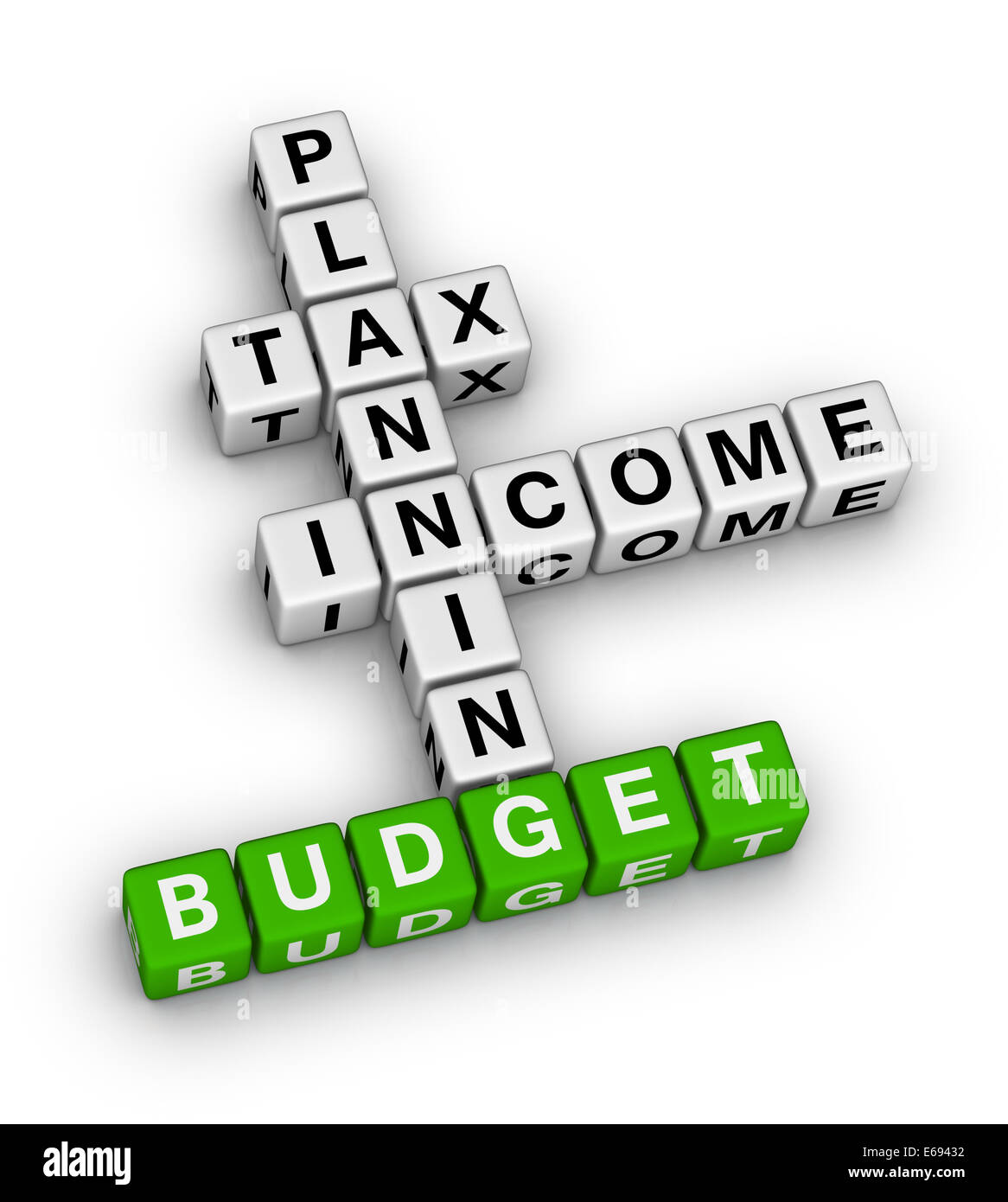 budget planning cubes crossword puzzle Stock Photo Alamy budget planning cubes crossword puzzle Stock Photo Alamy