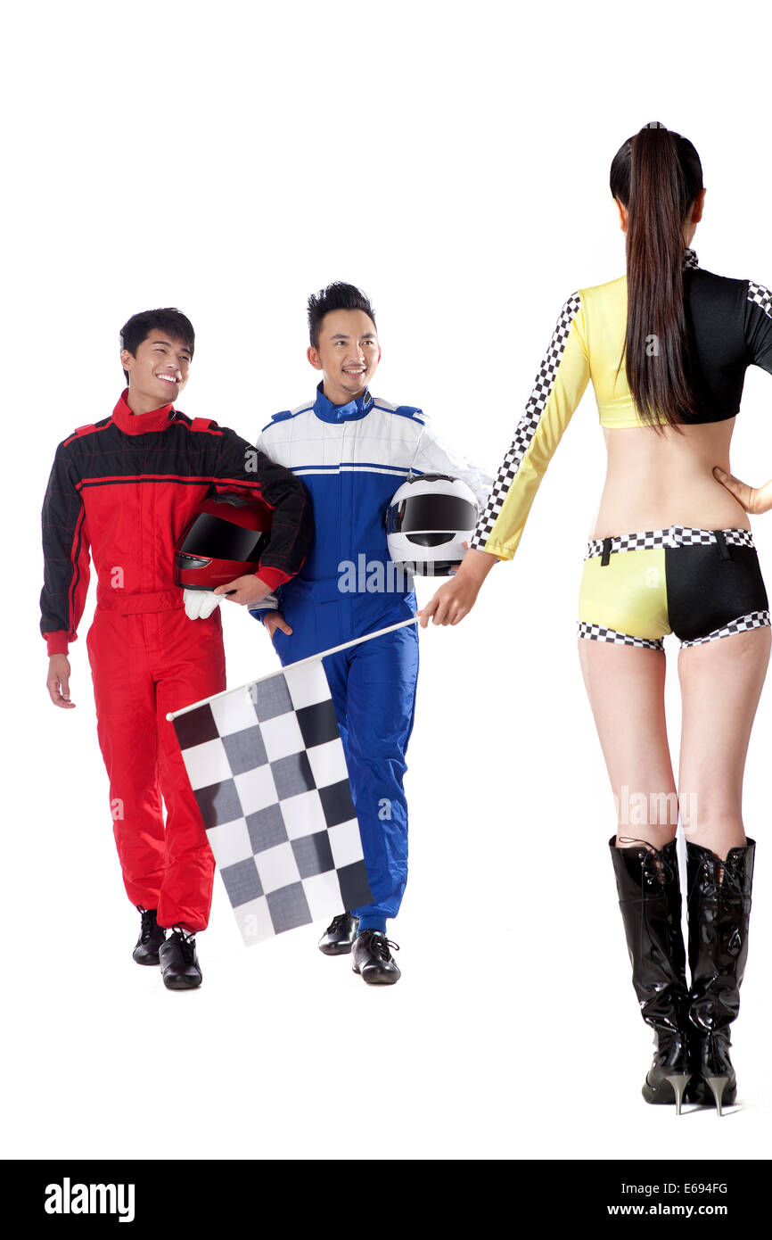 Hunky Race Car Driver