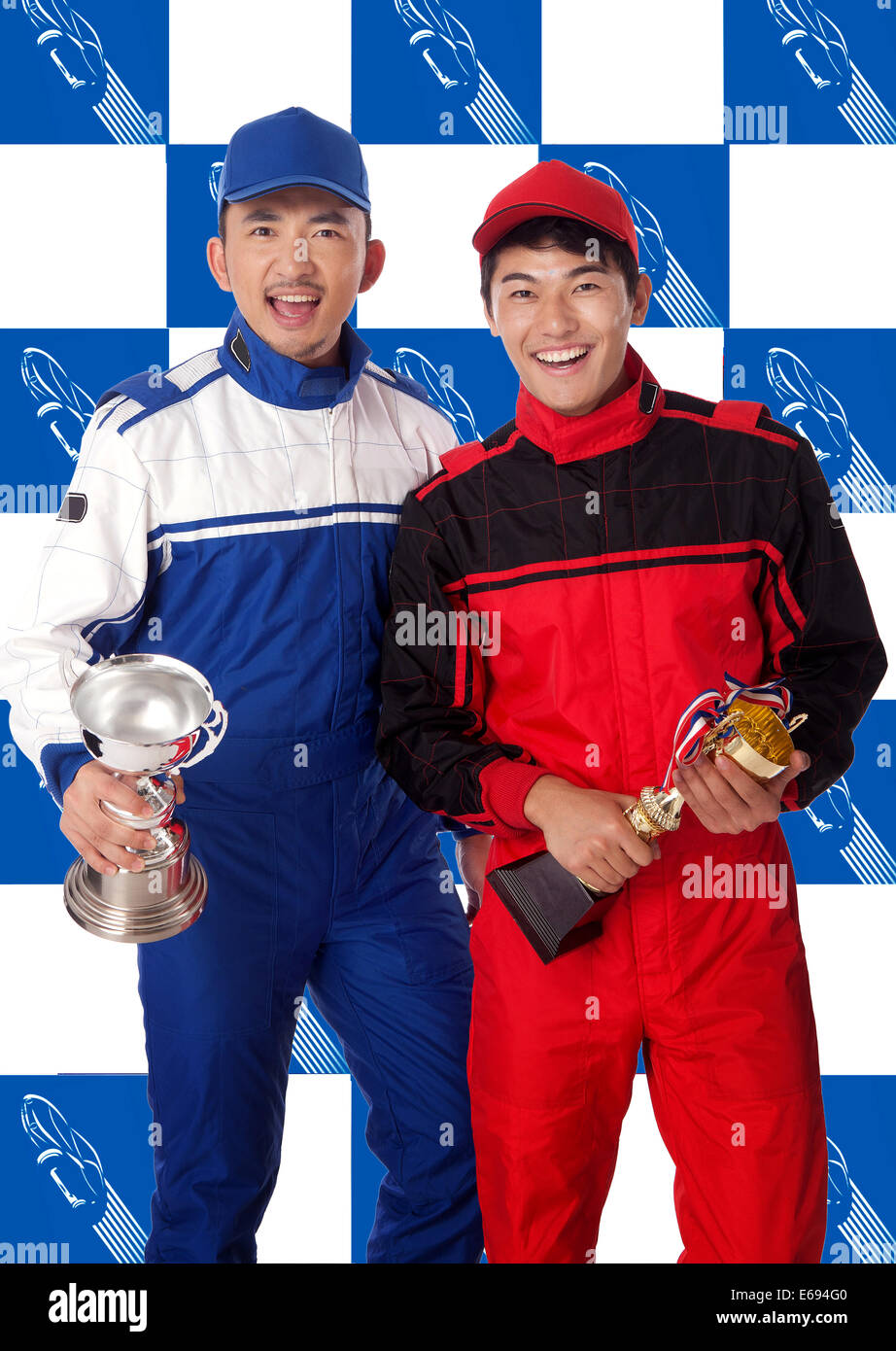 Race car drivers Stock Photo Alamy