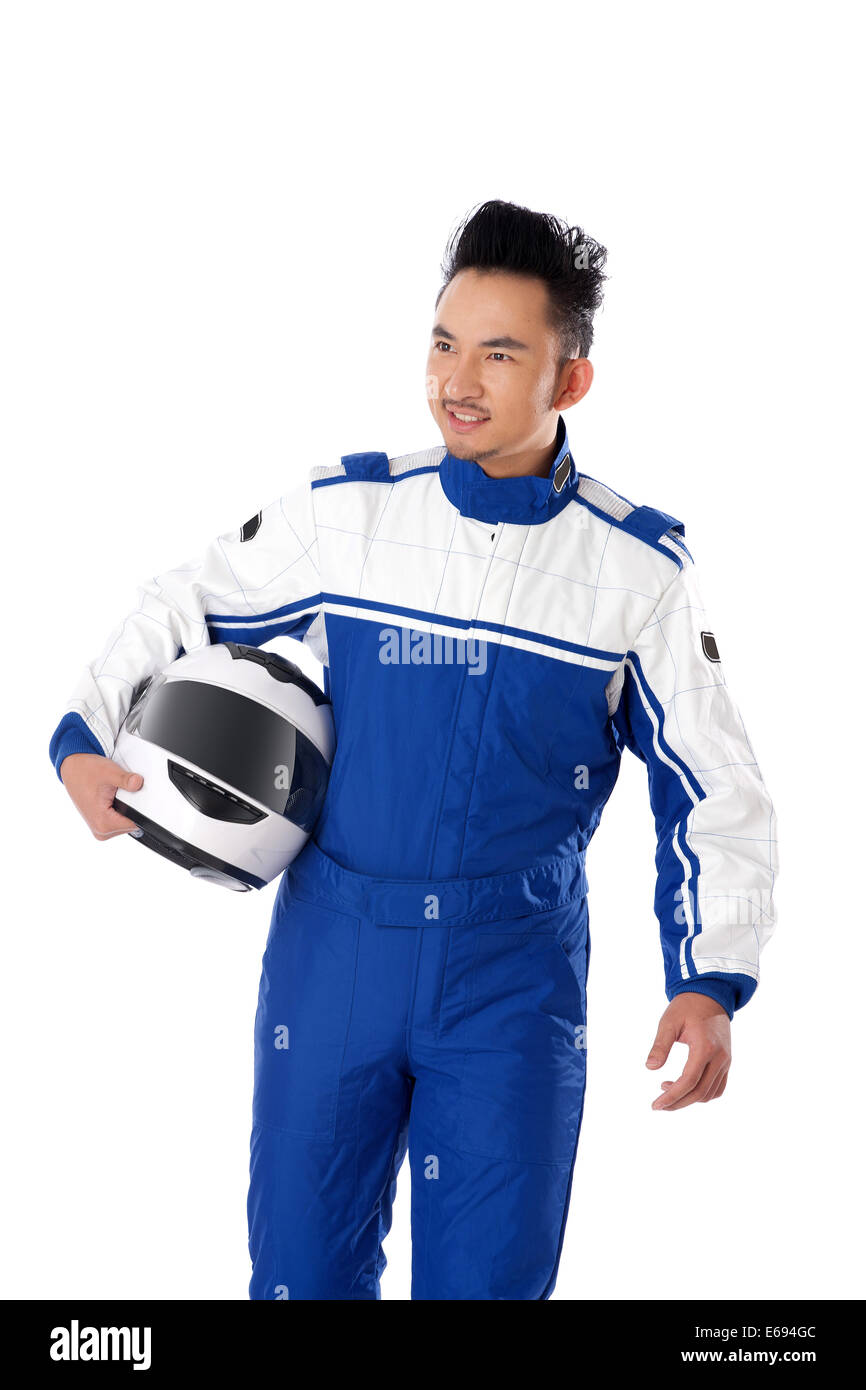 Young race car driver Stock Photo - Alamy