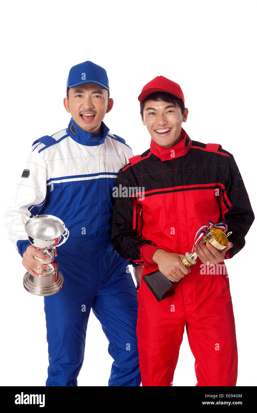Race car drivers Stock Photo Alamy