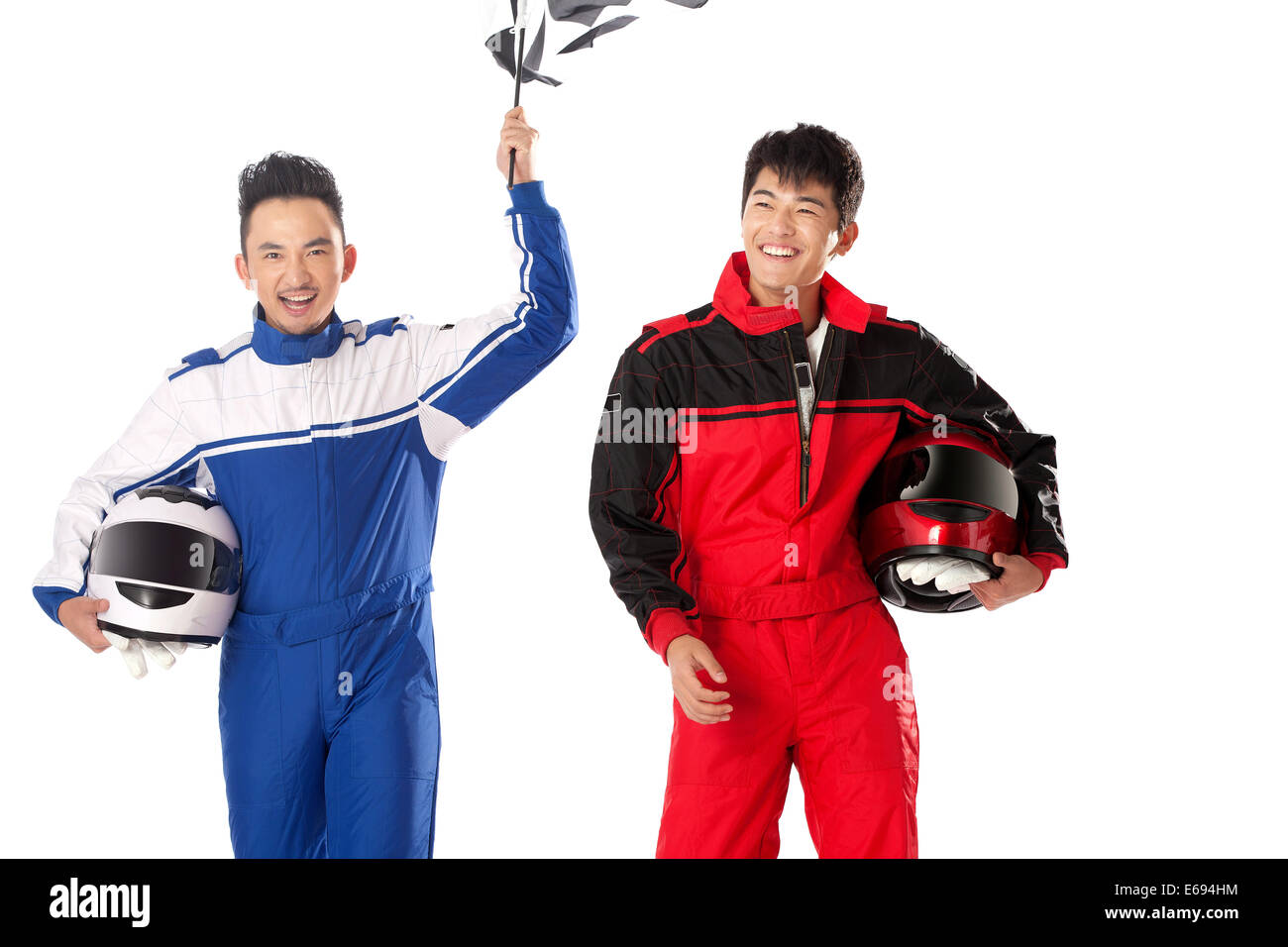 Young race car driver Stock Photo Alamy