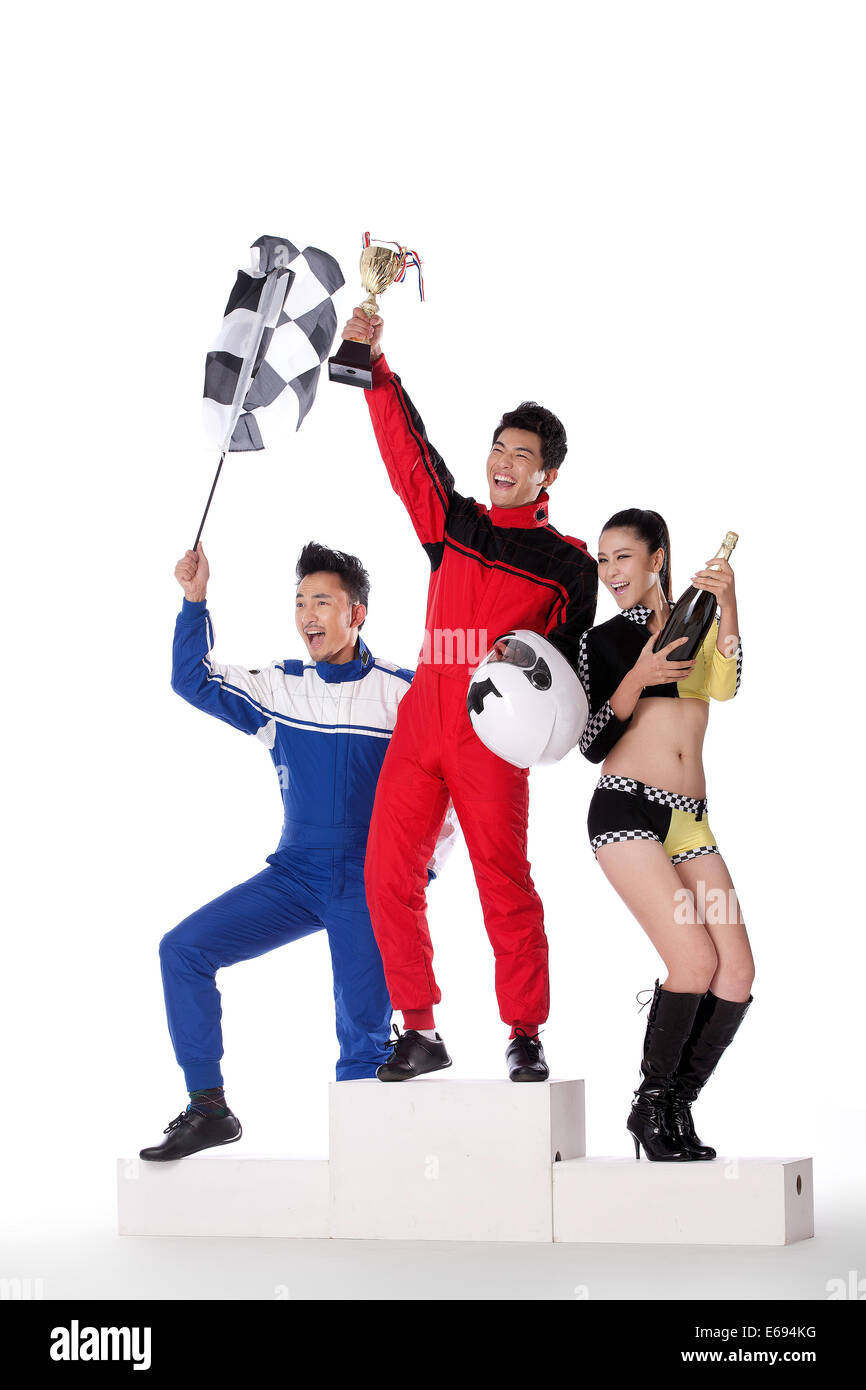 Young race car driver Stock Photo Alamy