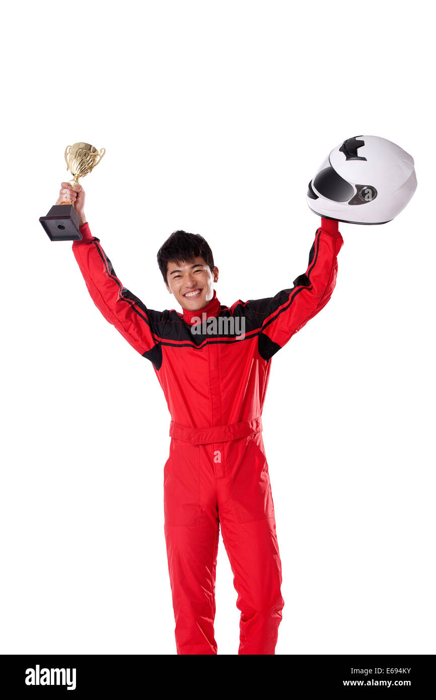 Race car drivers Stock Photo Alamy