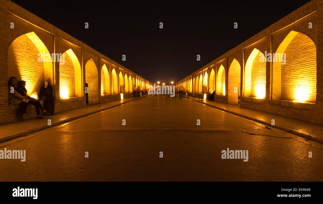 Si-o-se Pol, Siosepol or Siose Bridge, also Bridge of 33 Arches or