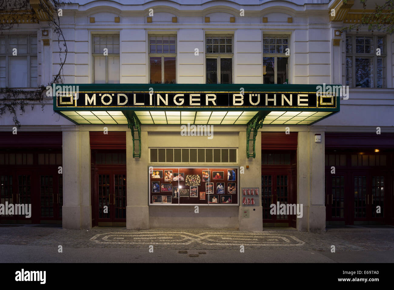 Mödlinger Bühne theater, Mödling, Lower Austria, Austria Stock Photo