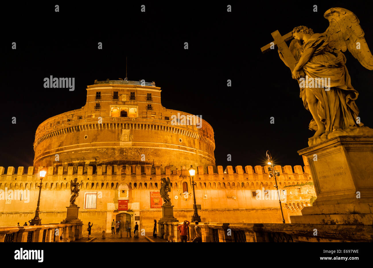 Castel Sant'Angelo, Mausoleo di Adriano or the Mausoleum of Emperor ...