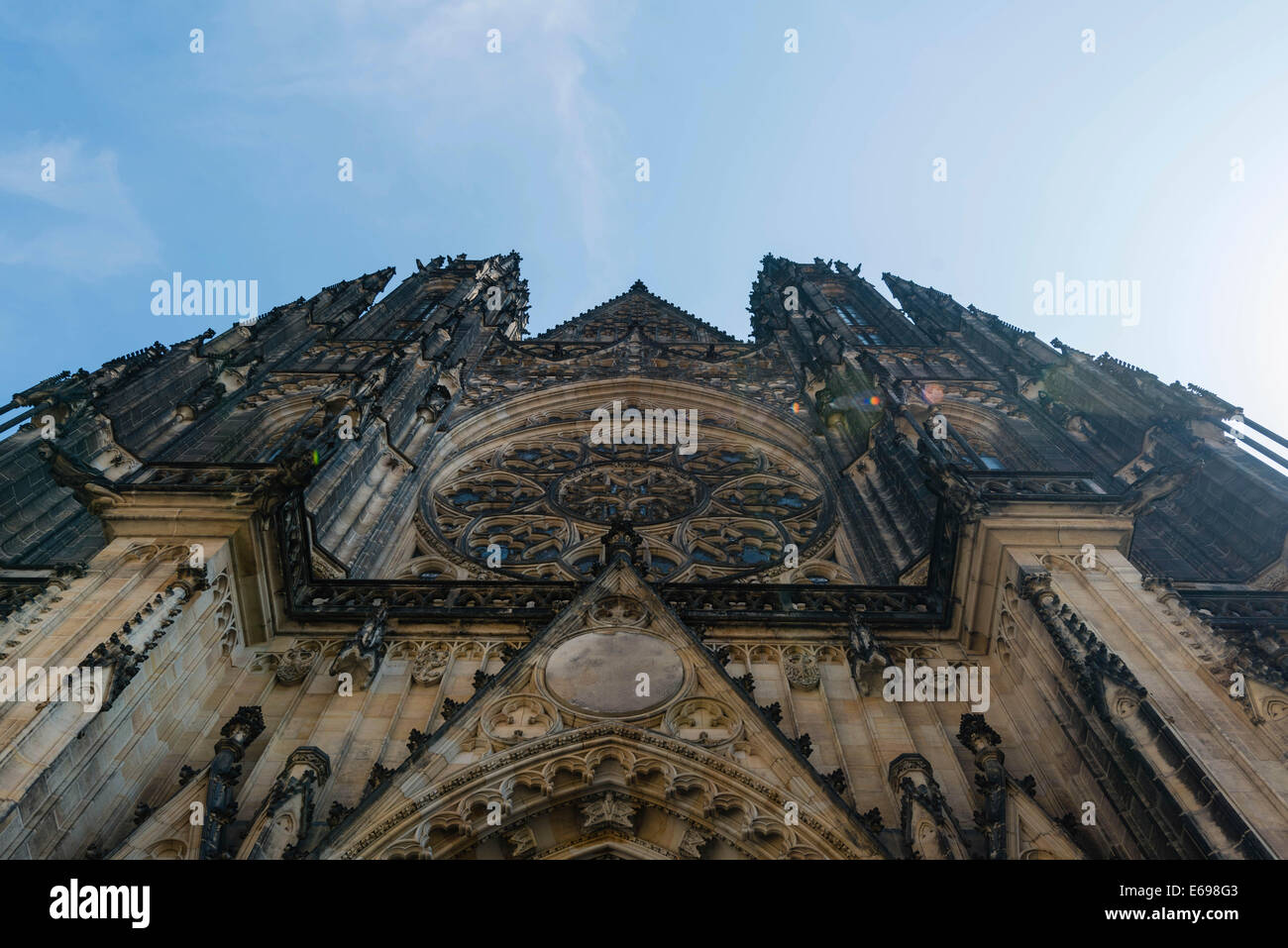 St. Vitus Cathedral, Prague Castle, Hradcany, Prague, Czech Republic Stock Photo