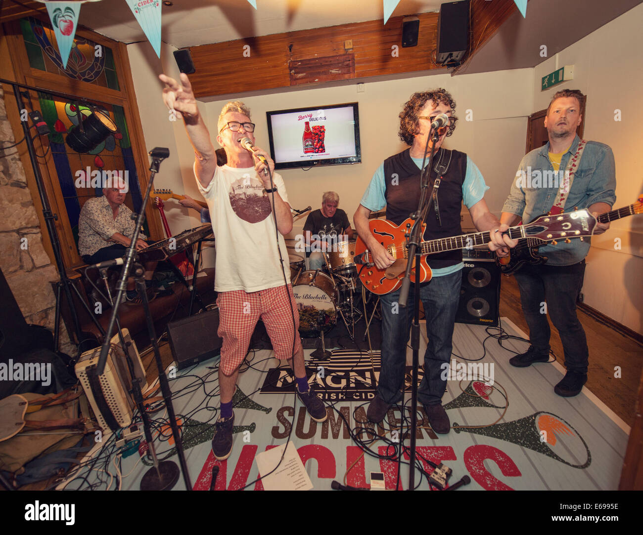 The Bluebells perform at The Griffin on August, 2014 in Glasgow