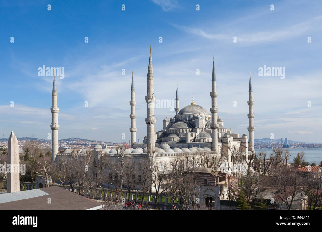 The blue mosque, Istanbul, Turkey Stock Photo