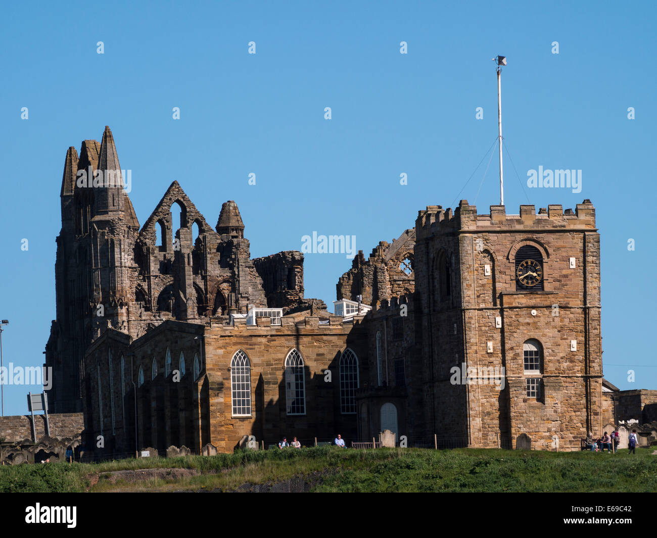 whitby Abbey,, north yorkshire coast Stock Photo - Alamy