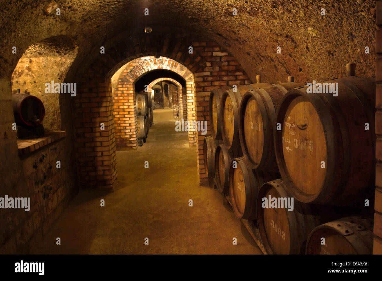 Barrel Vaulted Wine Cellar High Resolution Stock Photography and Images ...