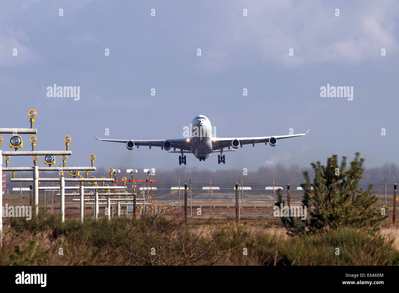 airplane,air traffic,airfield,commercial airplane Stock Photo