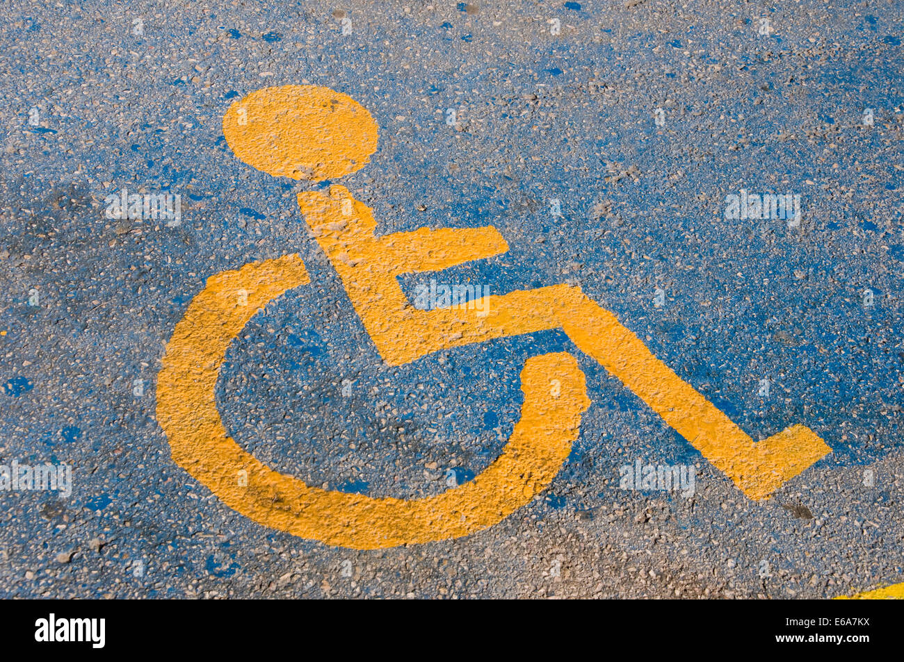 Disabled Driver Signs Stock Photos & Disabled Driver Signs Stock Images