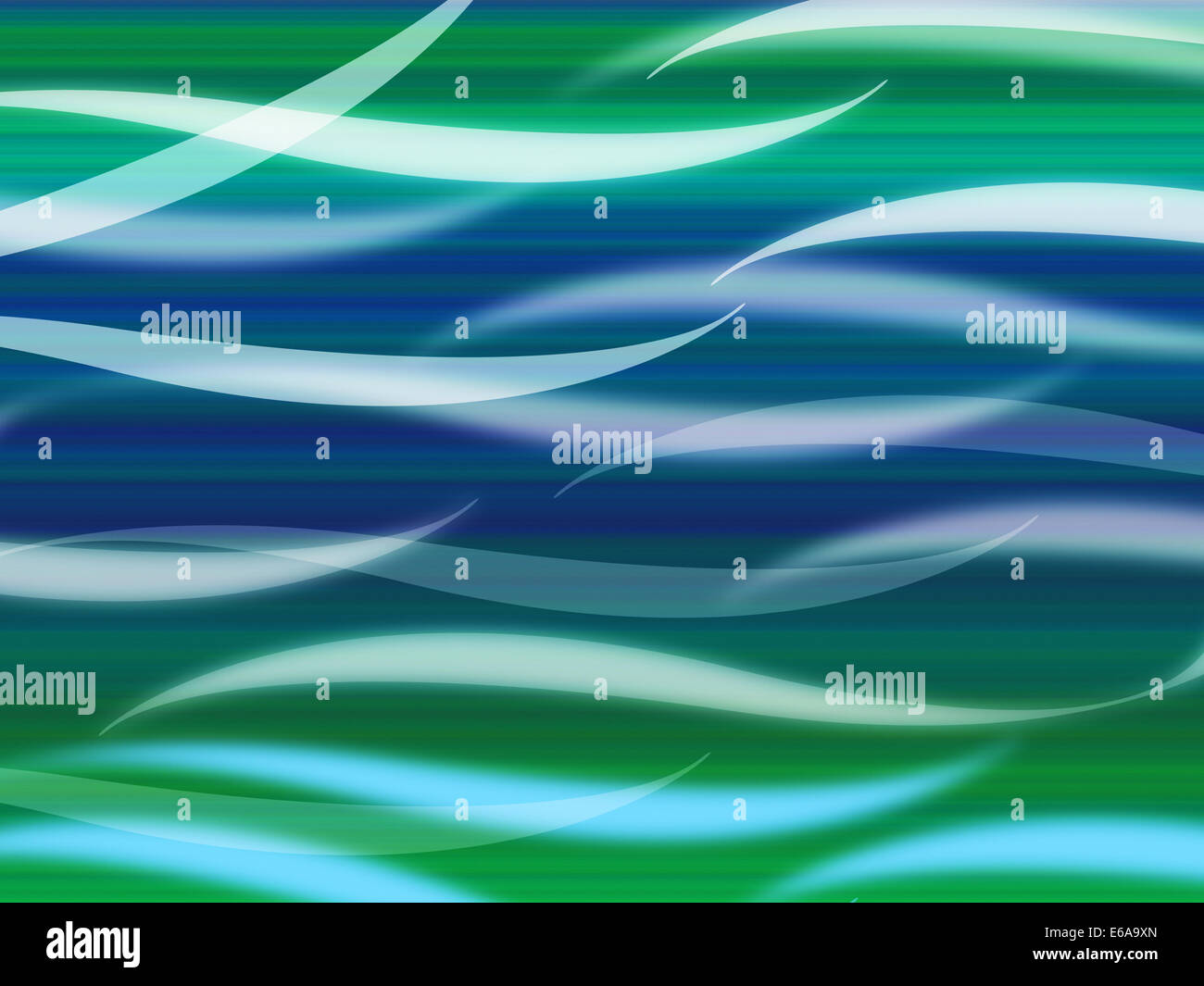 Sea Waves Background Meaning Curvy Light Ripples Stock Photo