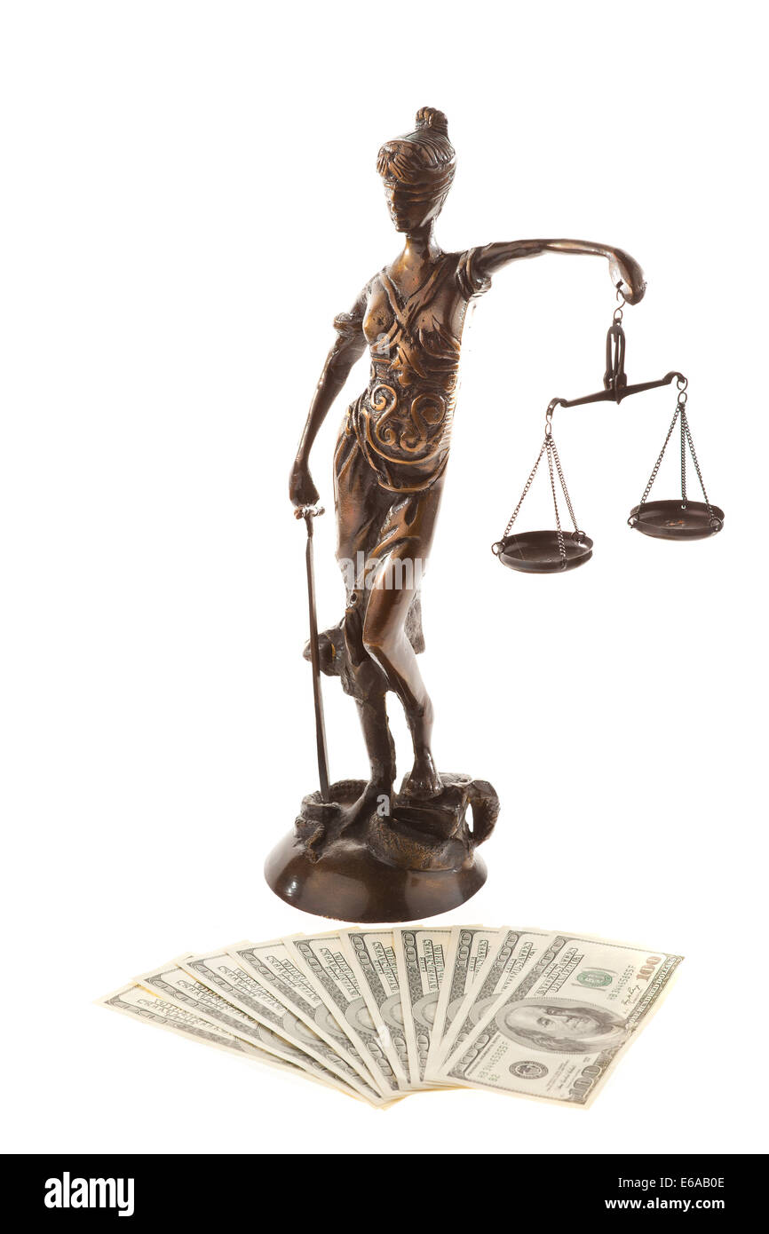 Money Scales Of Justice High Resolution Stock Photography and Images ...