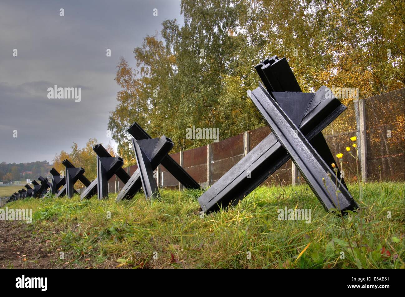 cross monument hötensleben Stock Photo