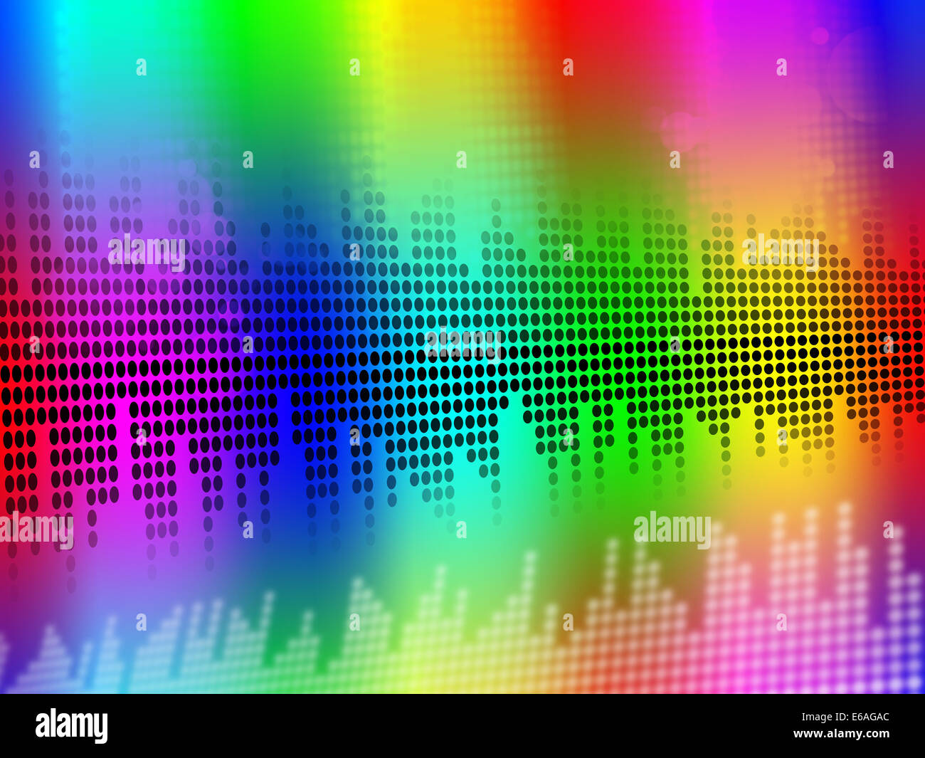 Sound Equalizer Background Meaning Music Vibrations Or Audio Meter