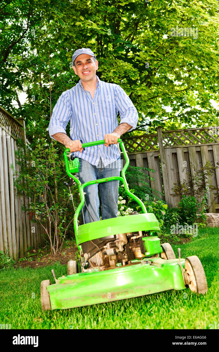 50 year old man gardening hi-res stock photography and images - Alamy
