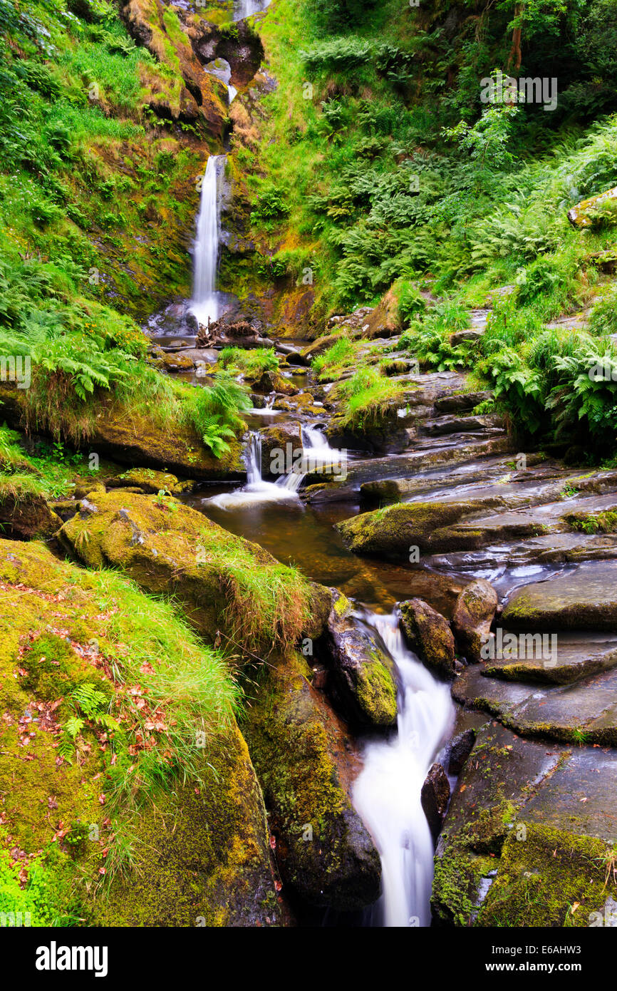 Pystal Rhyader Pistyll rhaeadr waterfalls High Resolution Stock Photography and Images ...