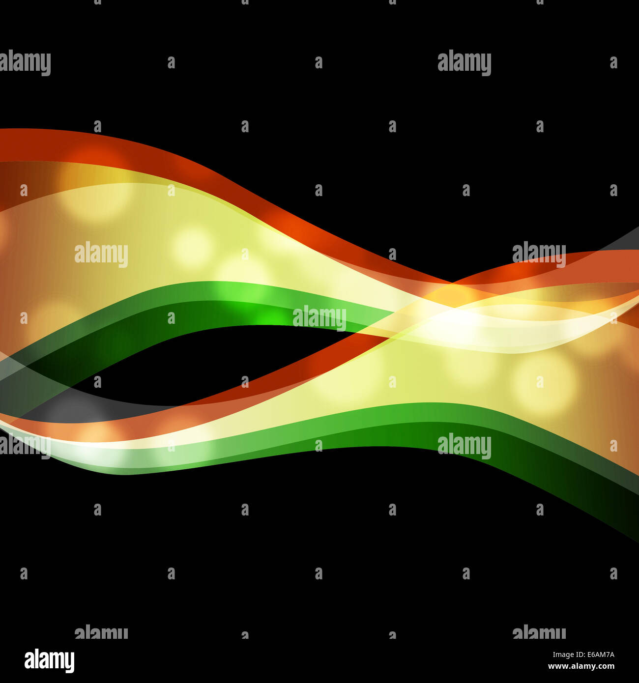 Orange Green Swirls Background Meaning Wavy Shapes Stock Photo Alamy