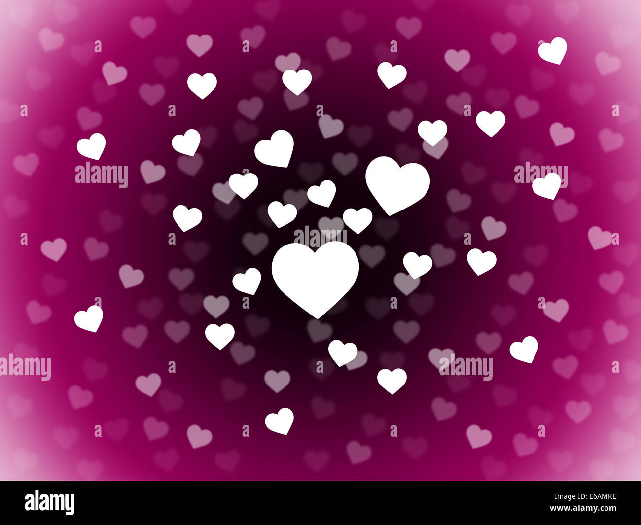 Bunch Of Hearts Background Meaning Attraction Affection And In Love Stock  Photo - Alamy