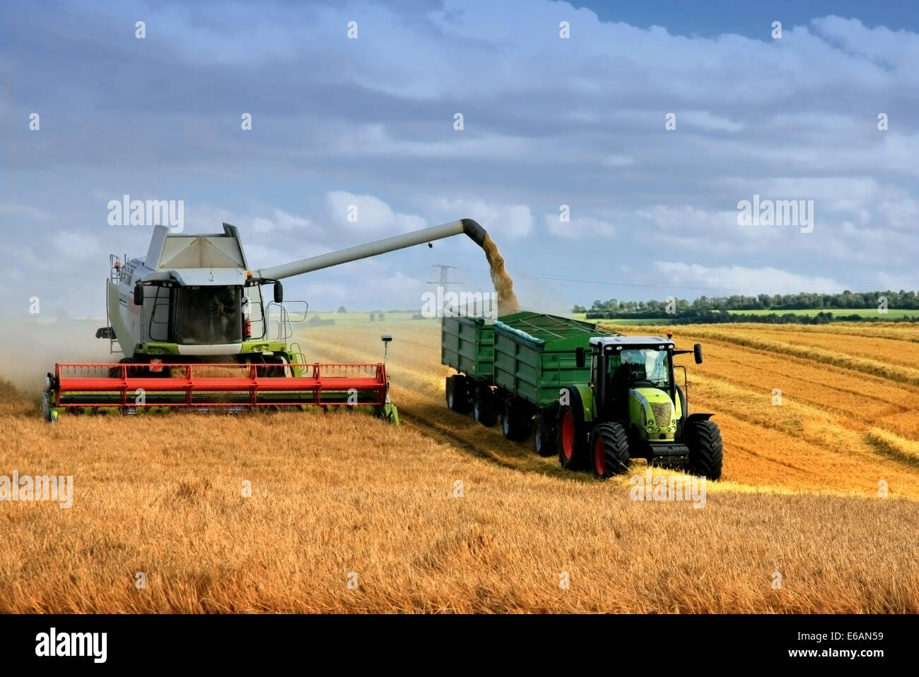 Harvest Examples Agriculture field work agricultures hi-res stock photography and images ...