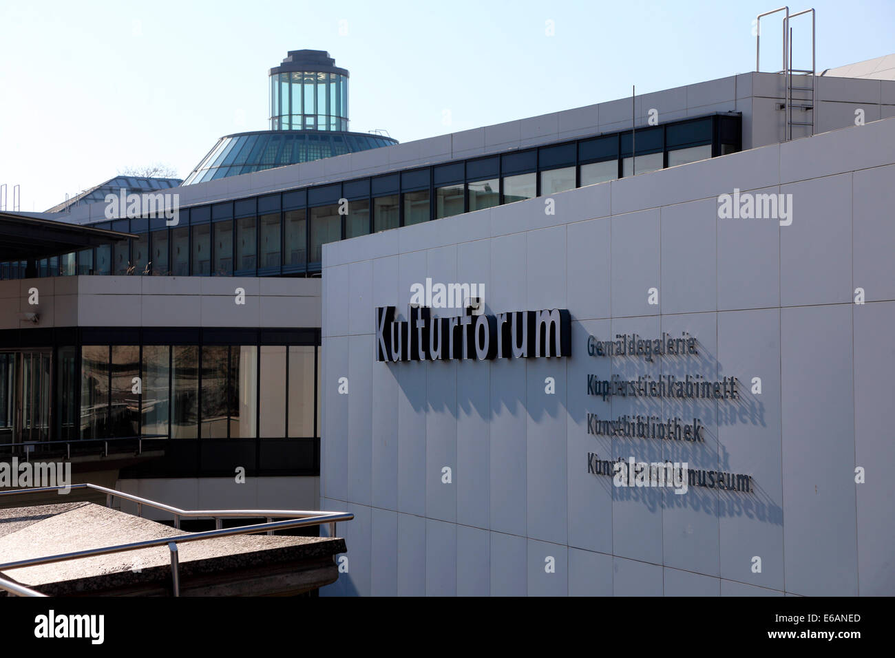 Berlin Kulturforum Gemäldegalerie Stock Photo