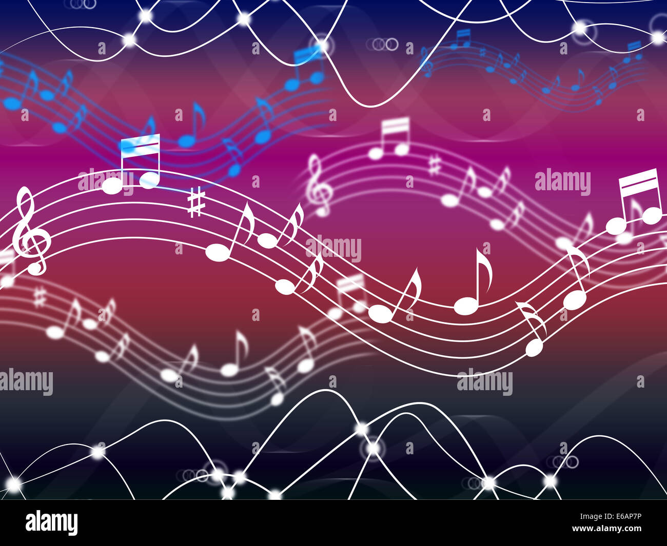 Music Background Showing Musical Song And Harmony Stock Photo Alamy