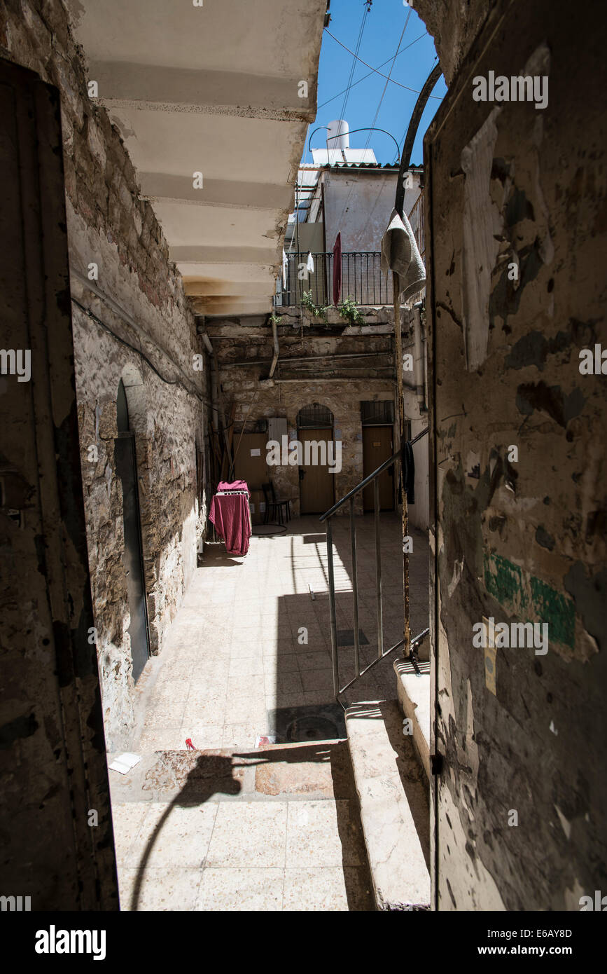 Meah Shearim,Jerusalem, (Hundred Gates ) old Jerusalem neighborhood Stock Photo