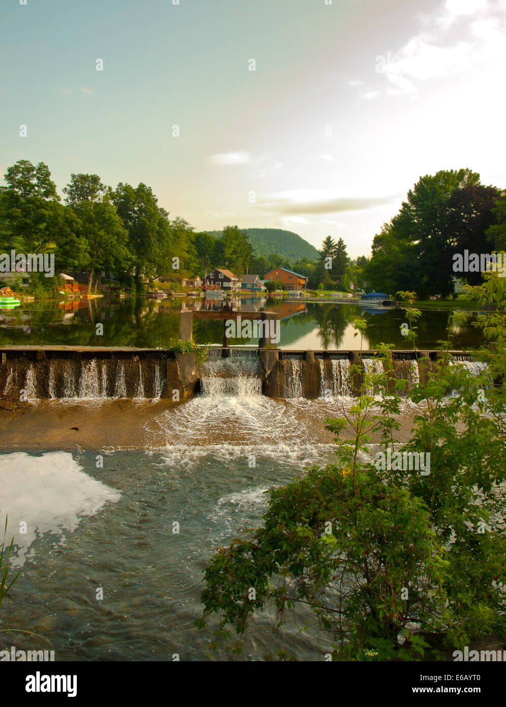 Little York Lake in Cortland County, New York Stock Photo Alamy