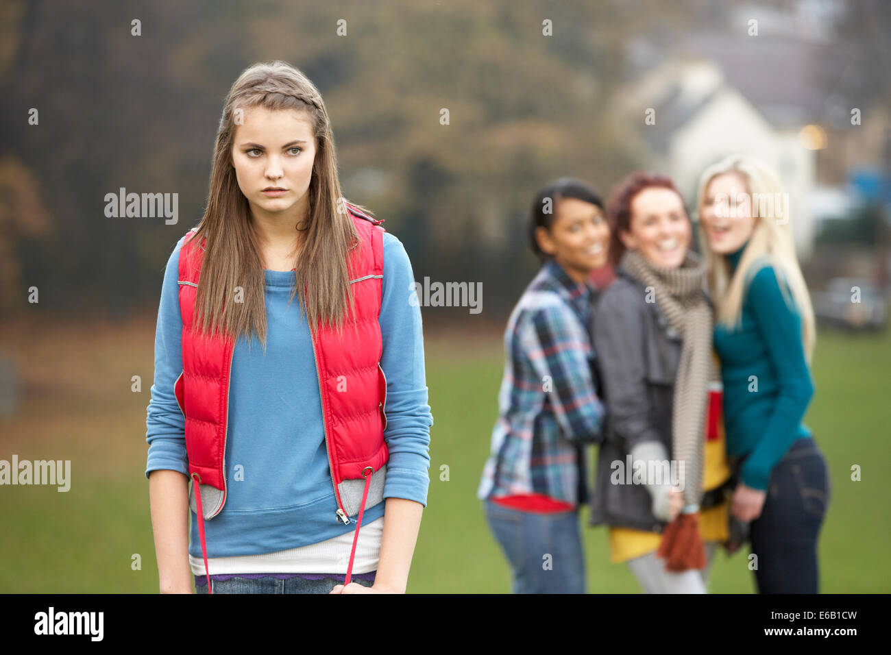 Girls bully laughing hi-res stock photography and images - Alamy