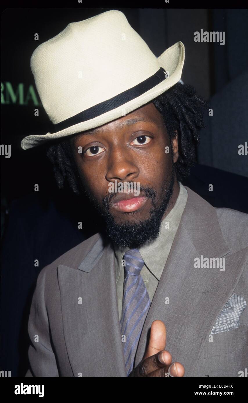 WYCLEF JEAN 1998.Giorgio Armanni fall 1998 fashion show.k11913hmc.(Credit Image: © Henry Mcgee/Globe Photos/ZUMA Wire) Stock Photo