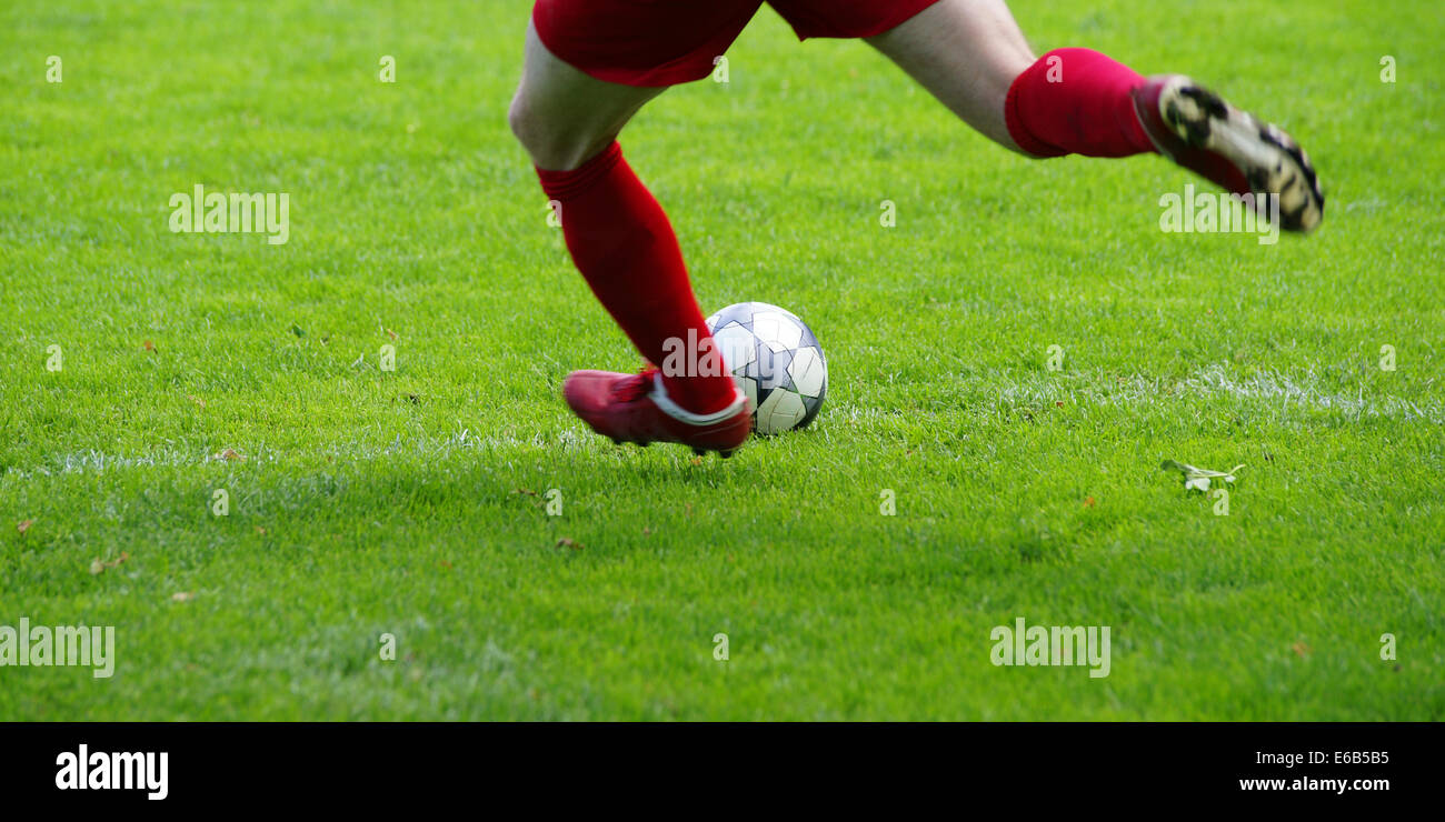 Soccer Goalie Free Kick High Resolution Stock Photography and Images