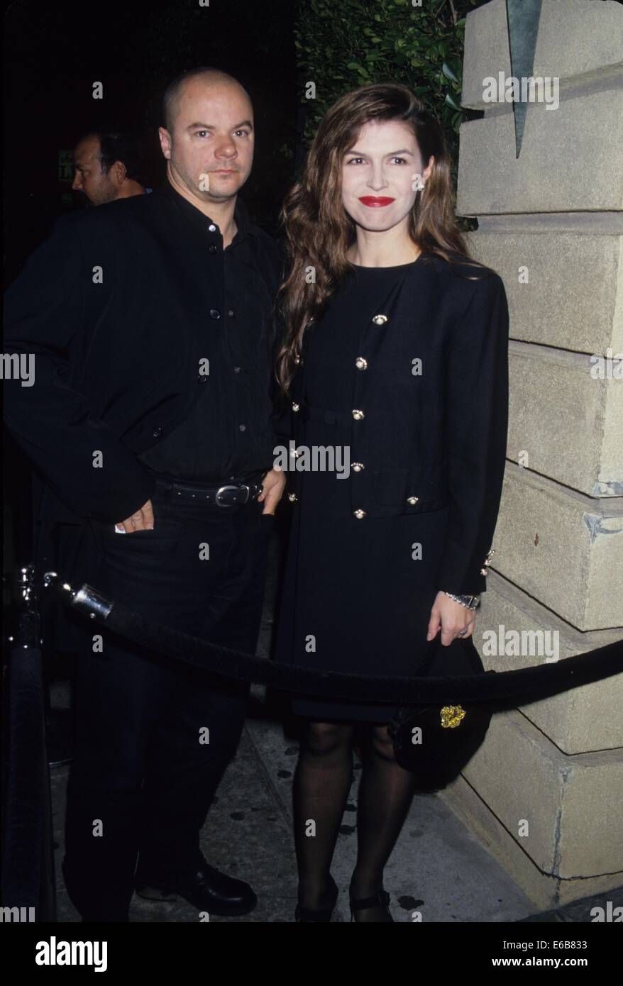FINOLA HUGHES with husband Russell Young.100th Episode Blossom Celebrateion 1994.k0019lr.(Credit Image: © Lisa Rose/Globe Photos/ZUMA Wire) Stock Photo